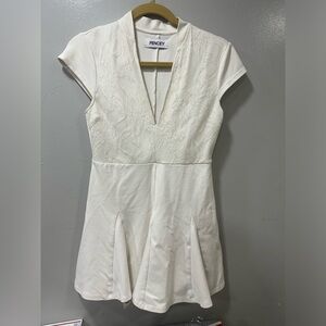 NEW Pencey cream color like white Lace Mini Dress Womens Size small